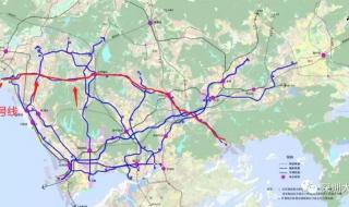 深圳地铁规划线路图